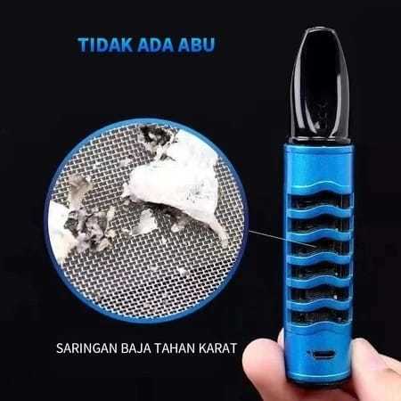 Pipa Asbak Portable Holder Filter Rokok Pematik Usb / Pipa Asbak Rokok ...