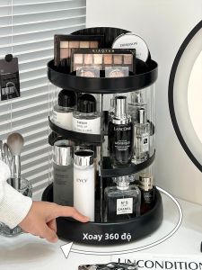 Rotatable Large Capacity Acrylic Makeup Organizer