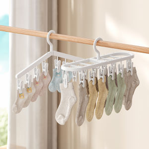 Giá phơi khô có thể gấp lại vớ Clip đa mục đích móc áo clothespins