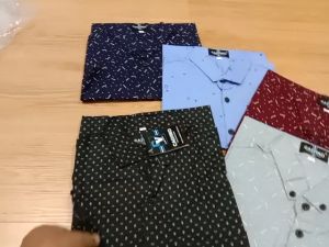 Kemeja Lengan Pendek Anak Laki-Laki Pria Remaja Dewasa Bahan Katun Stretch Adem Melar Motif Bermotif Polos Kotak-Kotak Murah