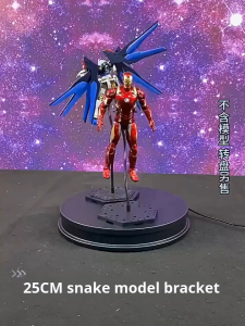 3pcs/pack Action Figure Snake Bone Stand Set Model Garage Kit Bracket Series for Gundam HG BB RG Display Base Figure Animation Cinema Game Toy Accessories Well Adjust Angle Height