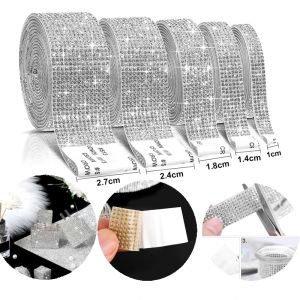 90cm สติกเกอร์พลอย ซม เทคโนโลยี DIY สำหรับตกแต่งเสื้อผ้า สติกเกอร์ที่ติดเพชรป้ายนาฬิกา แวววาว โทรศัพท์ในรถยนต์รองเท้า