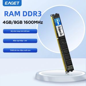 Eaget | Eaget DDR3 PC RAM 4GB/8GB/16GB 1600 MHz DIMM Nâng Cấp Bộ Nhớ Máy Tính Để Bàn Không Có RGB Không Có Tản Nhiệt
