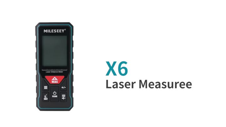 Mileseey เลเซอร์วัดระยะ X6 40M 60M 80M 100M เครื่องวัดระยะเลเซอร์ ...