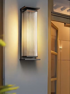 Đèn Tường LED Dáng Trụ Trang Trí Lối Đi Ngoài Trời Hiên Nhà