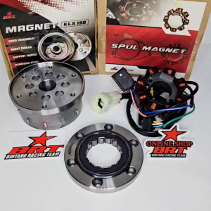 PAKET SPUL SPULL PULSER MAGNET MAGNIT ONE WAY KLX 150 DTRACKER 150 KLX 140 BRT Magnet Spul One Way KLX BRT Mimis Stater Starter Rumah Pelor Spul  Stator Magnet Racing BRT