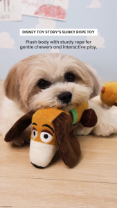 Bark & Spark Official Disney Dog Toys – Plush Rope Toy Plush Toy Snuffle Mat