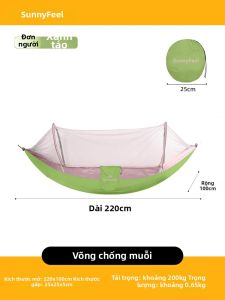 SUNNY FEEL | Hammock Ngoài Trời Chống Muỗi Dễ Lắp Đặt Nhanh