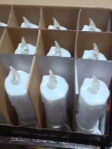 ALIA Lilin Led Candle Light Lamp Dekorasi Kamar Tidur Rumah / Lilin Mini Elektrik Lampu Tidur