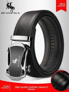 JIFANPAUL | Genuine Leather Automatic Buckle Mens Belt
