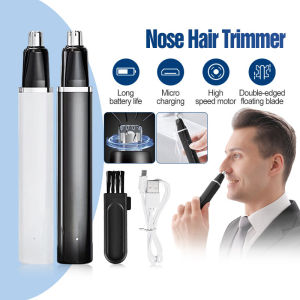 เครื่องตัดขนจมูก Nose Hair Trimmer เครื่องเล็มขนจมูกไฟฟ้า ชาร์จUSB เครื่องเล็มขนจมูกไฟฟ้าแบบพกพา เครื่องตัดขนจมูกขนาดเล็ก