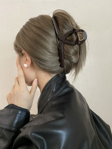 Busan Is Suitable for Hair Volume 15cm Extra Large Grip South Korea Fancy Minimalist Easiest for Match Updo Shark Clip Barrettes