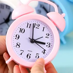 Silent Desktop Alarm Clock for Kids Multifunctional Durable Bedroom Living Room Bedside Clocks Simple Desktop Clocks Personality Decor