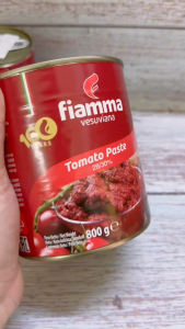 FIAMMA [LON LỚN 800g] CÀ CHUA XAY NHUYỄN [ITALIA] VESUVIANA Tomato Paste