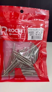 สกรูเกลียวปล่อย FH#7x2" ROCKET(50ตัว/ถุง) (IS.RI/8-SC-RK152)