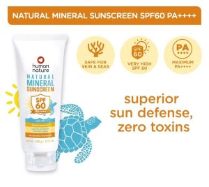 Human Nature SPF60 Sunscreen