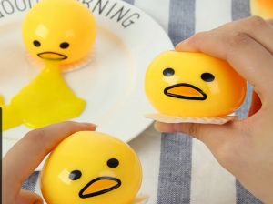 viralshop88 Mainan squishy slime telur muntah gudetama smile