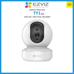 Camera EZVIZ TY1 2M FHD 1080p Xoay 360 Độ- Đàm Thoại 2 Chiều- Báo Động Chống Trộm- Wifi Trong Nhà Chính Hãng