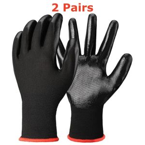 20PCS PU Coated Safety & Work Gloves Ultra-Thin Seamless Knit Gardening Working Gloves with Grip for Men Women Yard Lawn Outdoor