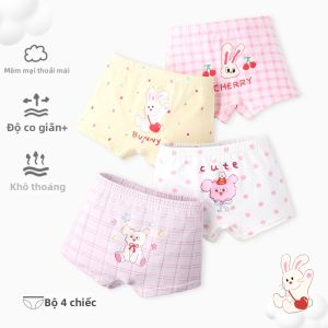 Quần Lót Bông Thoáng Khí Không Kích Ứng Dễ Thương