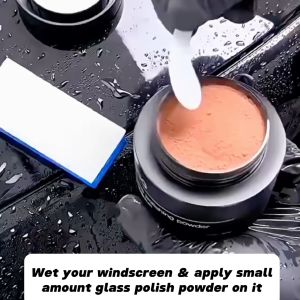 Tupro Premium Glass Polishing Powder 50G Windshield Glass Watermark & Oil Film Remover
