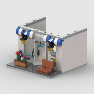 Mini Dental Clinic Oral Hospital Model Childrens Toys Creative Domestic Small Particle Building Blocks Educational Toys