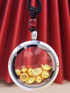 Modern Simplicity Stainless Steel Glass Bottle Gold Bean Storage Container Creative Home Decor Lucky Star/Golden Grain