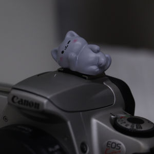 Cute Kawaii 3D Black Cat Resin Hot Shoe Cover Decorative Dustproof Cap for Canon Nikon Sony Fuji DSLR Mirrorless CameraAccessory