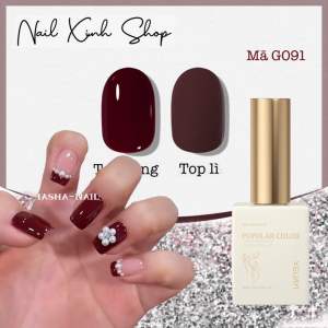 Sơn gel các màu tông đỏ hot trend