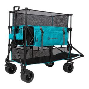 Kingcamp | Double Layer Foldable Children-friendly Large Capacity Cart