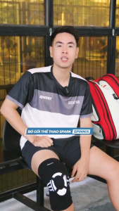 Bó gối thể thao Spinnix Spark nút BOA điều chỉnh độ nén 2 lò xo trợ lực đệm bảo vệ khớp gối co giãn