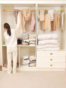 Transparent Dust-proof Thickened Foldable Storage Box wardrobe organizer with Handles stackable storage