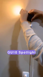 GU10 Adjustable Track Light Spotlight Track Light With GU10 Bulb Spotlight Track Light Downlight Lampu Spotlight