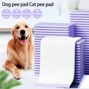 Dog Pee Pad Purple Super Absorbent Cat Dog Training Pad Disposable Pet Diaper Deodorant Breathable Quick-dry Surface Mat