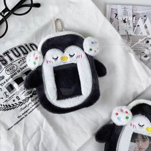 Plush Photocard Case Photo Card Holder Boneka Gantungan Kunci ID Card Keychain Penguin KCO4387