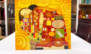 Tranh Sơn Mài Nghệ Thuật PICASSO size 40x40 cm thích hợp trang trí làm quà tặng ý nghĩa..
