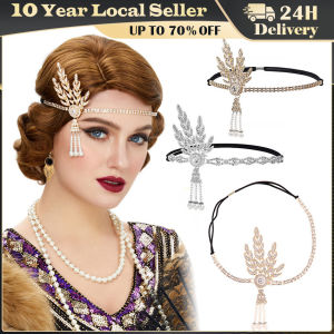 Bridal Wedding Rhinestone Diamond Great Gatsby Headband Excellent Material High Quality for Thick Curly Hair Styling Decorative