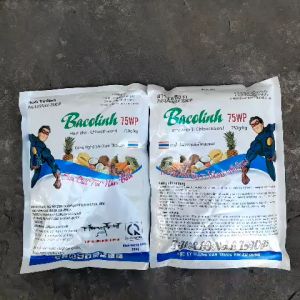 Thuốc trừ bệnh Rothanil  Bacolinh 75WP Gói 500g Chlorothalonil 750g/kgsương mai đốm vòng chết cây con Thán thư giả sương mai mốc sương