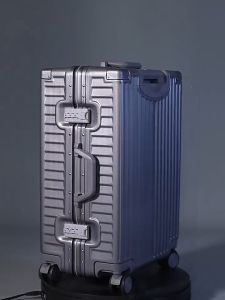 KANAZAWA 20/26 Inch Aluminum Travel Luggage Suitcase Low Noise Boarding Luggage Suitcase