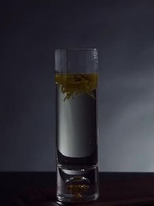 FLOWER MOO | Elegant Clear Crystal Glass Tea Cup Set
