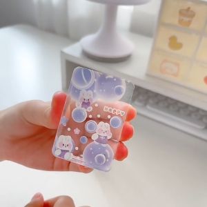 10pcs Goo Card Per Pack FREE Colorful Chains Guka Pan ONLY Decoration Stickers Goo Card Bricks Acrylic Photo Frame Sticker DIY Cuckoo