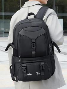 Large Capacity Mens Backpack Multi-Functional Outdoor Travel Business Trip Fashion Computer Bag Shoulder Strap Arc System