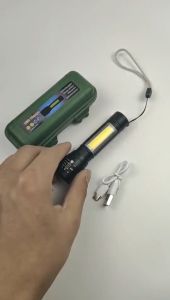POLICE CREE MINI FLASHLIGHT RECHARGEABLE WATERPROOF USB CHARGE