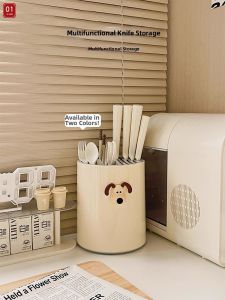 Rotating Knife and Chopsticks Organizer