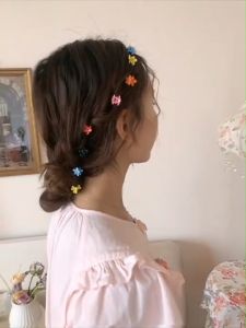 Kẹo màu nhỏ clip mũ màu thẻ nhỏ kẹp tóc clip