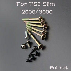 Full Set Housing Shell Screws Kit For PS3 Slim 2000 3000 Console Repair Replacement Parts