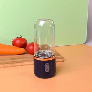 Electric fruit juicer blender juice mixer mini Wireless Portable household USB Charging 6 Blade gift juice cup 400ml Complimentary Cup