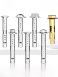 Outer Hexagon Internal Expansion Screw Galvanized Long 304 Stainless Steel Countersunk Head Cross round Head Bolt Explosion M6m8m10