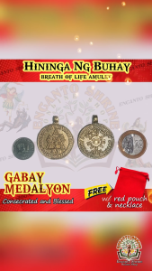 Hininga Ng Buhay Amulet - Breath of Life Amulet Consecrated Blessed with Secret Mantras for Cosmic Defense