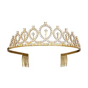 Vương Miện Đính Đá Kim Cương Lấp Lánh Sang Chảnh Sash Trang Trí Sinh Nhật